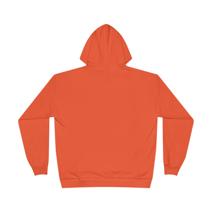 a back image of a texas orange color hoodie