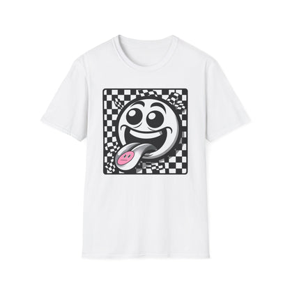 Smiley Face Graphic T-Shirt - Fun & Playful Design for Everyday Wear