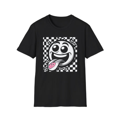 Smiley Face Graphic T-Shirt - Fun & Playful Design for Everyday Wear