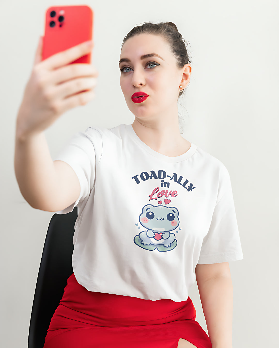 Toad-ally in Love Unisex Softstyle T-Shirt